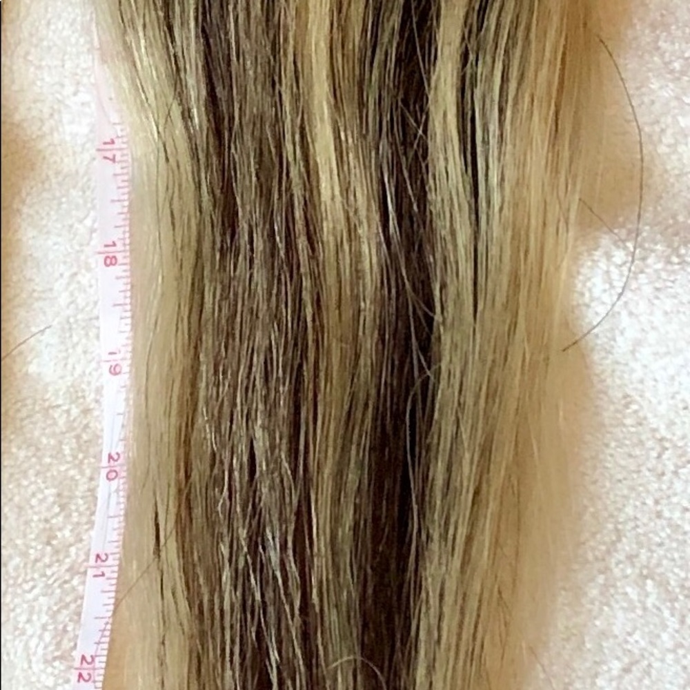 Brown and Creamy White Taper False Tail